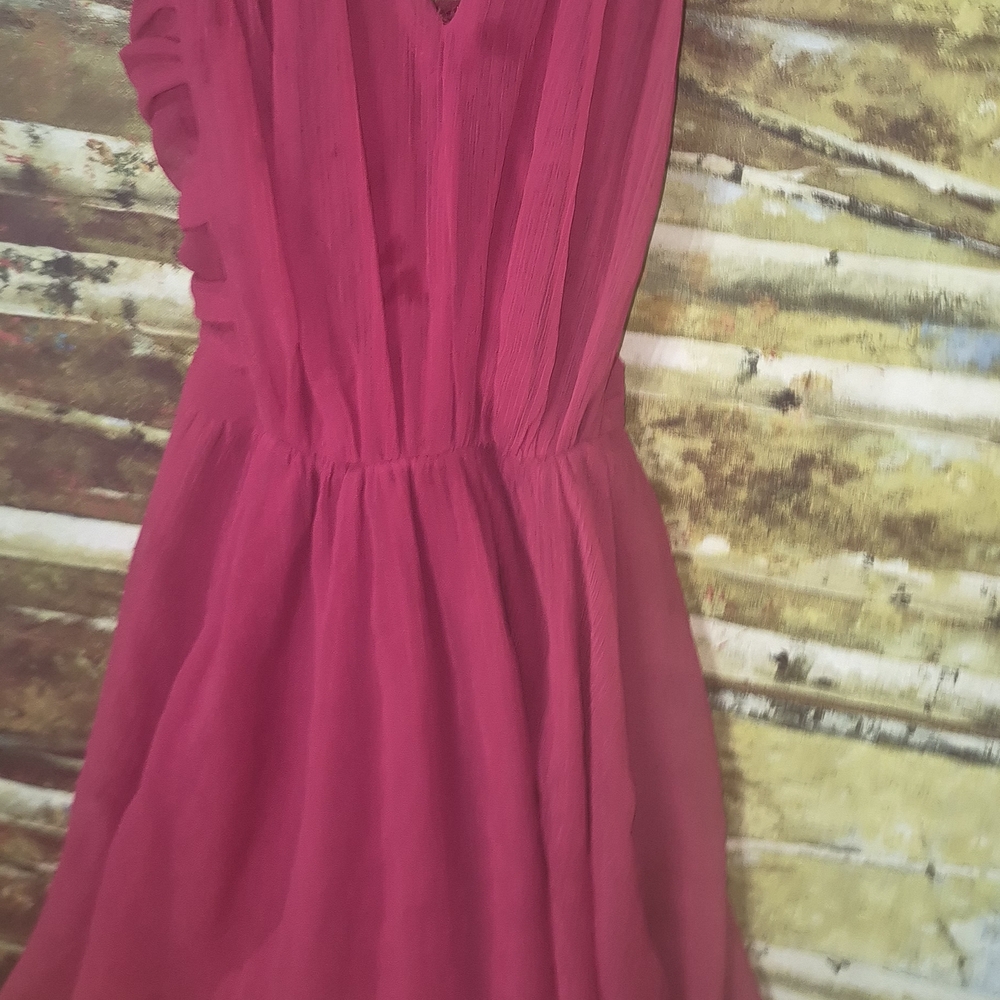 Chic Fuchsia Mini Dress
